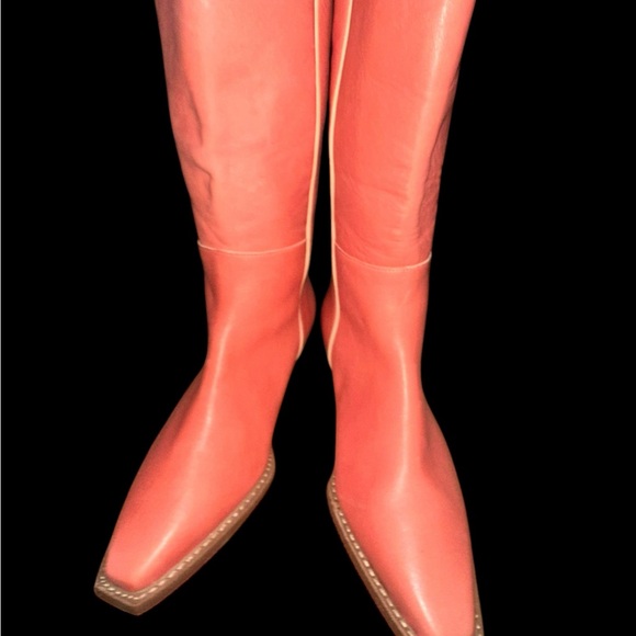 WE THE FREE | FREE PEOPLE
Montage Tall Leather Boots- Coral. 39 (8.5) - Picture 13 of 15